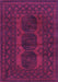 Machine Washable Persian Purple Traditional Area Rugs, wshtr963pur