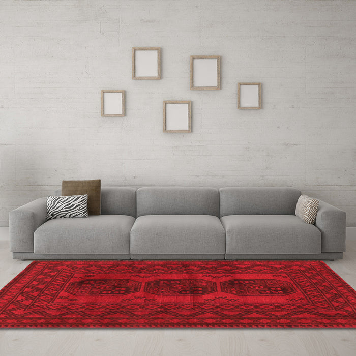 Traditional Red Washable Rugs