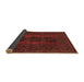 Sideview of Persian Brown Traditional Rug, tr963brn