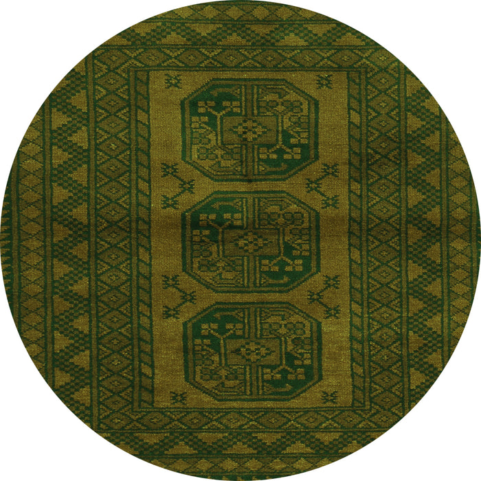 Square Southwestern Green Country Rug, tr964grn