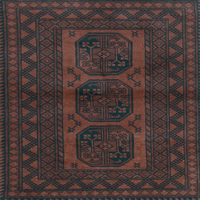 Square Southwestern Light Blue Country Rug, tr964lblu