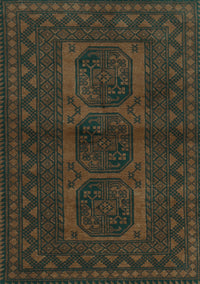 Southwestern Turquoise Country Rug, tr964turq