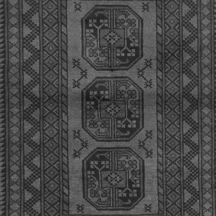 Serging Thickness of Machine Washable Southwestern Gray Country Rug, wshtr964gry