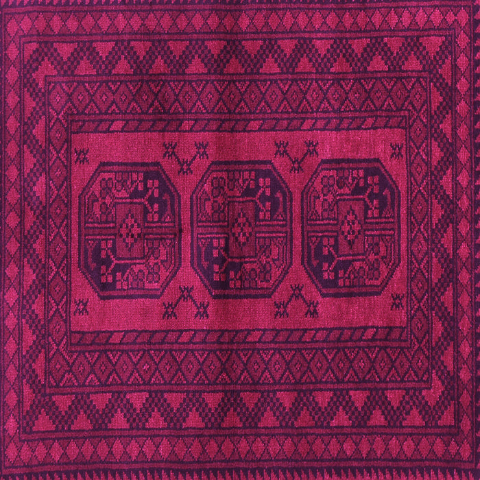 Square Machine Washable Southwestern Pink Country Rug, wshtr964pnk