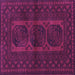 Square Southwestern Purple Country Rug, tr964pur