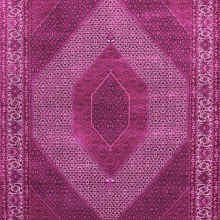 Machine Washable Persian Pink Traditional Rug, wshtr965pnk