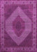 Machine Washable Persian Purple Traditional Area Rugs, wshtr965pur