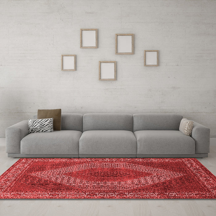 Traditional Red Washable Rugs