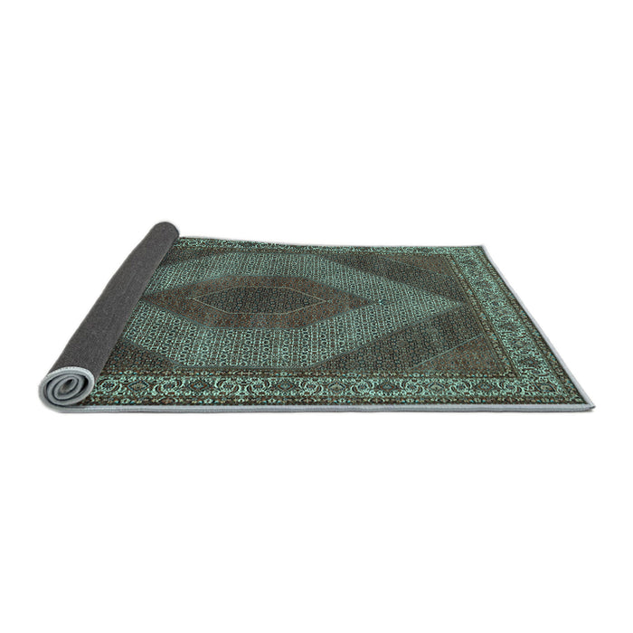 Sideview of Persian Light Blue Traditional Rug, tr965lblu