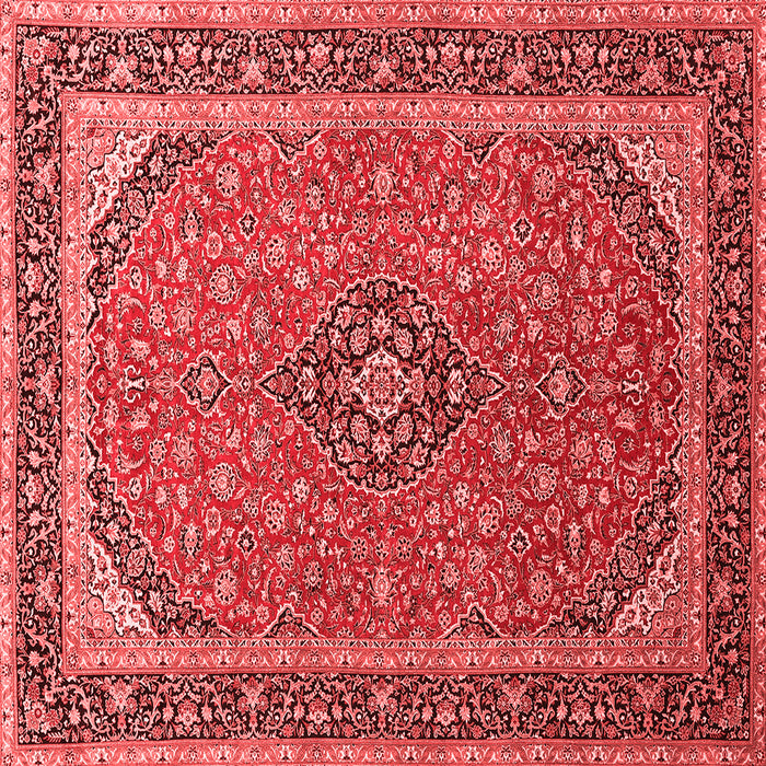 Machine Washable Persian Red Traditional Rug, wshtr966red
