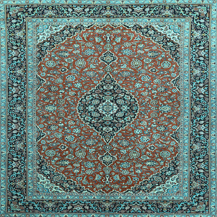 Square Persian Light Blue Traditional Rug, tr966lblu