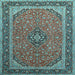 Square Persian Light Blue Traditional Rug, tr966lblu