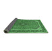 Sideview of Persian Emerald Green Traditional Rug, tr966emgrn