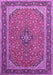 Machine Washable Persian Purple Traditional Area Rugs, wshtr966pur