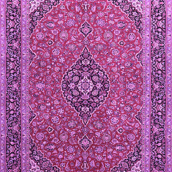 Machine Washable Persian Purple Traditional Area Rugs, wshtr966pur
