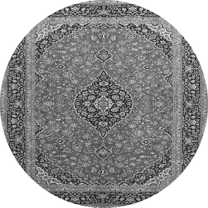 Square Persian Gray Traditional Rug, tr966gry