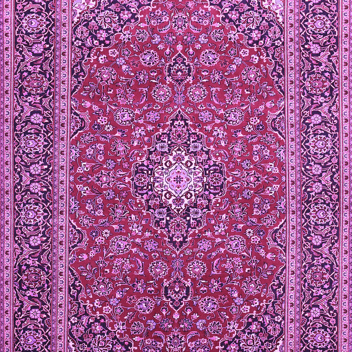 Machine Washable Persian Purple Traditional Area Rugs, wshtr967pur