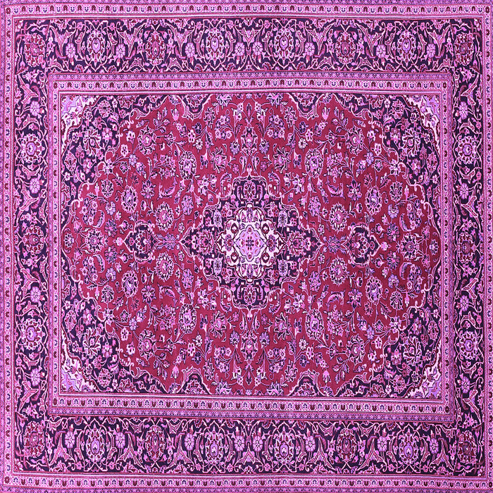 Square Persian Purple Traditional Rug, tr967pur