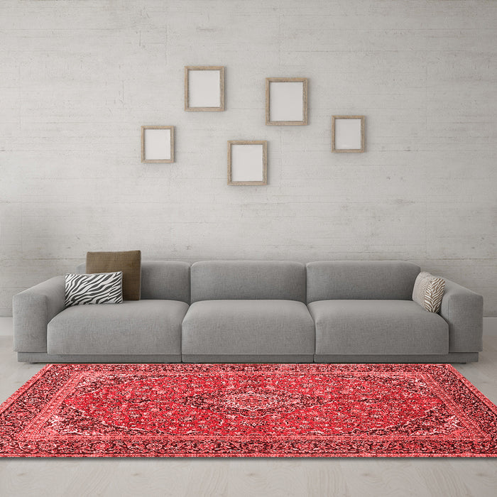 Traditional Red Washable Rugs
