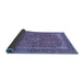 Sideview of Persian Blue Traditional Rug, tr968blu