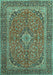 Persian Turquoise Traditional Rug, tr968turq