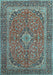 Persian Light Blue Traditional Rug, tr968lblu