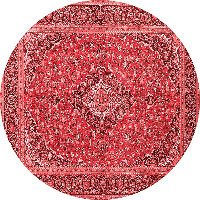 Machine Washable Persian Red Traditional Rug, wshtr968red