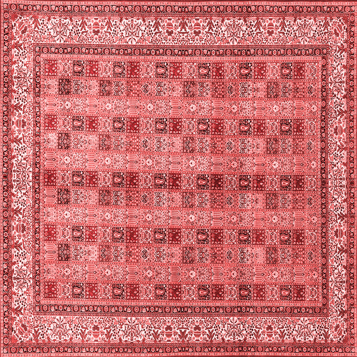 Machine Washable Persian Red Traditional Rug, wshtr969red