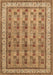 Persian Brown Traditional Rug, tr969brn