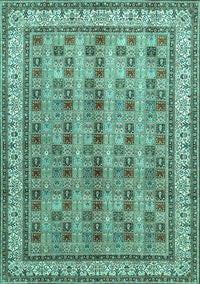 Persian Turquoise Traditional Rug, tr969turq