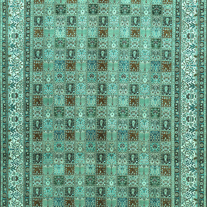 Persian Turquoise Traditional Rug, tr969turq