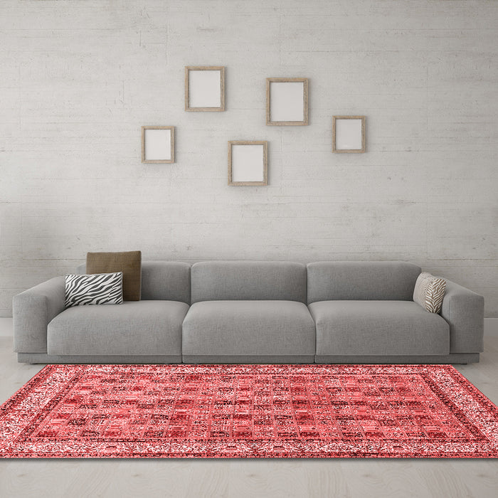 Traditional Red Washable Rugs