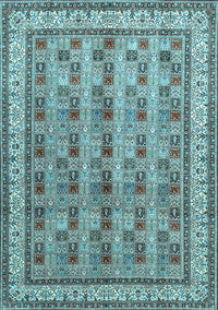 Persian Light Blue Traditional Rug, tr969lblu
