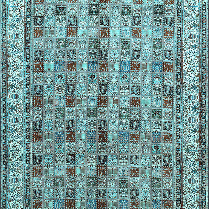 Persian Light Blue Traditional Rug, tr969lblu