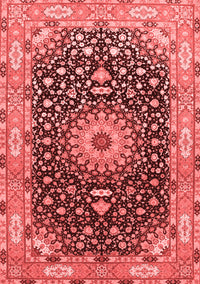 Medallion Red Traditional Rug, tr96red