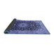 Sideview of Medallion Blue Traditional Rug, tr96blu