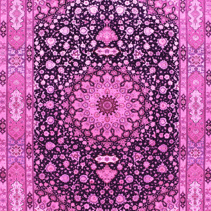Medallion Pink Traditional Rug, tr96pnk