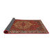 Sideview of Traditional Dark Almond Brown Persian Rug, tr970