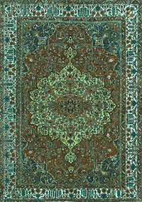 Persian Turquoise Traditional Rug, tr970turq