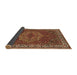 Sideview of Persian Brown Traditional Rug, tr970brn