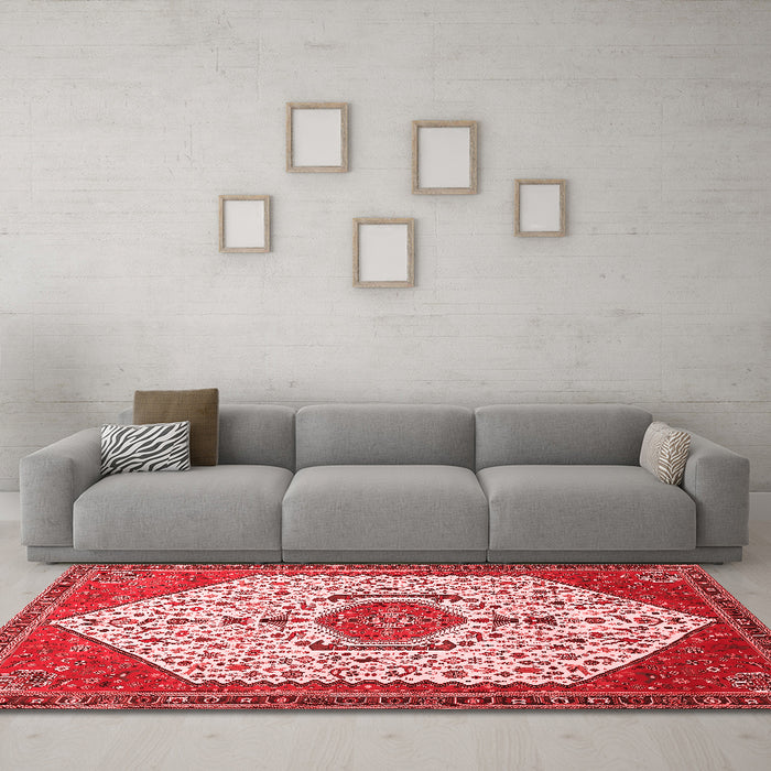 Traditional Red Washable Rugs
