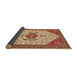 Sideview of Persian Brown Traditional Rug, tr971brn