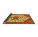 Sideview of Persian Yellow Traditional Rug, tr971yw