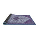 Sideview of Persian Blue Traditional Rug, tr971blu