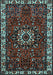 Machine Washable Persian Light Blue Traditional Rug, wshtr972lblu