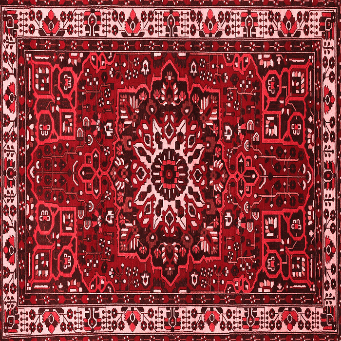 Machine Washable Persian Red Traditional Rug, wshtr972red