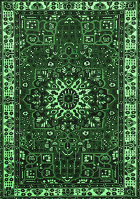 Persian Emerald Green Traditional Rug, tr972emgrn