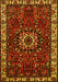 Machine Washable Persian Yellow Traditional Rug, wshtr972yw