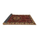 Sideview of Persian Brown Traditional Rug, tr972brn