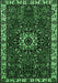 Machine Washable Persian Emerald Green Traditional Area Rugs, wshtr972emgrn